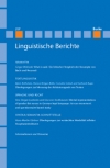 Linguistische Berichte Heft 237