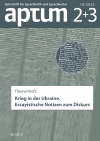 Aptum, Zeitschrift für Sprachkritik und Sprachkultur 19. Jahrgang. 2023, Heft 2+3