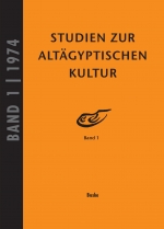 Studien zur Altägyptischen Kultur Bd. 1 (1974)