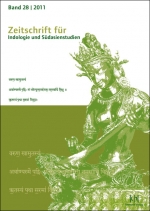 Zeitschrift für Indologie und Südasienstudien, Band 28 (2011)