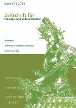Zeitschrift für Indologie und Südasienstudien, Band 40 (2023)