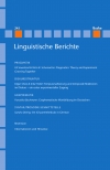Linguistische Berichte Heft 245