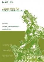 Zeitschrift für Indologie und Südasienstudien, Band 29 (2012)