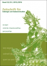 Zeitschrift für Indologie und Südasienstudien, Band 32 (2015) / 33 (2016)